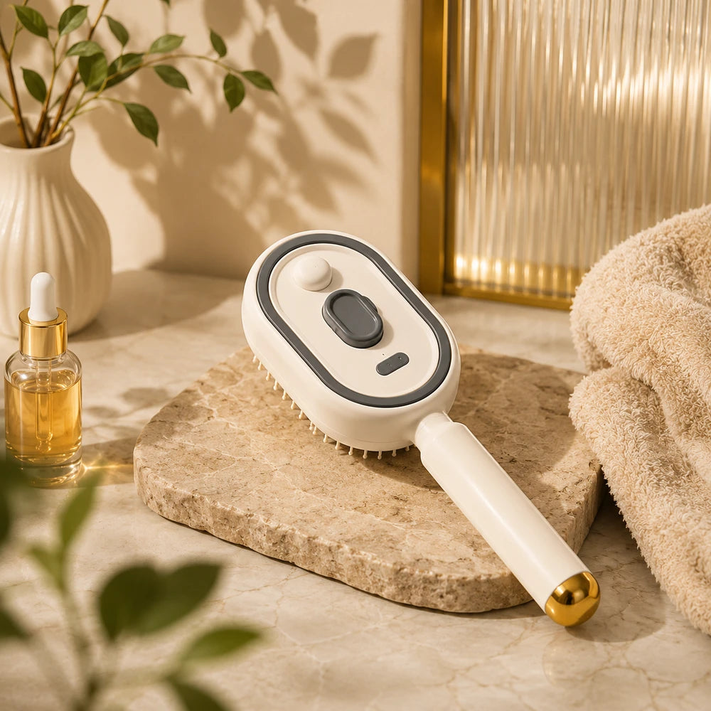 Szczotka Silkara Brush 3w1 – Gładkie Włosy w Kilka Sekund.
